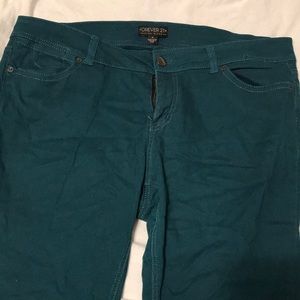 Green Skinny Jeans